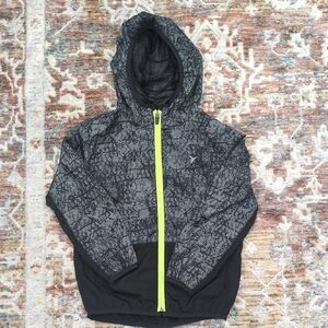 🖤 Old Navy Active Gray/Green/Black Windbreaker Jacket